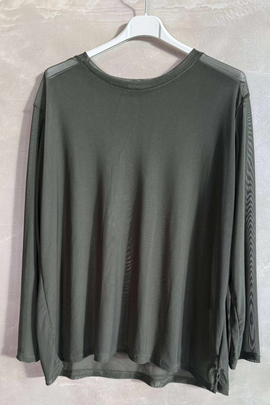 Bobby Mesh Layering Top Khaki /12=