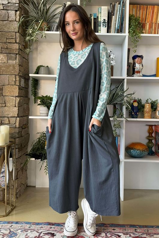 Bobby Mesh Layering Top Leopard Soft Sage