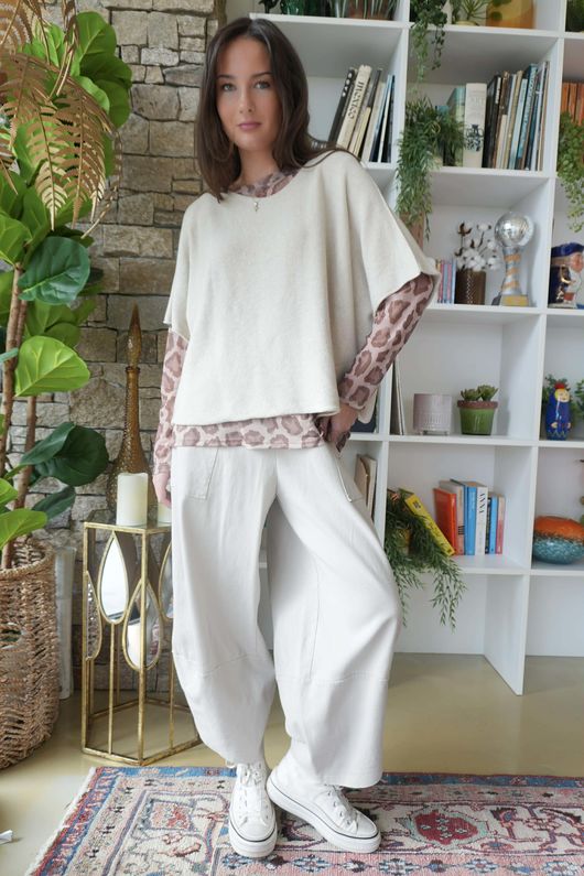 Bobby Mesh Layering Top Leopard Natural -