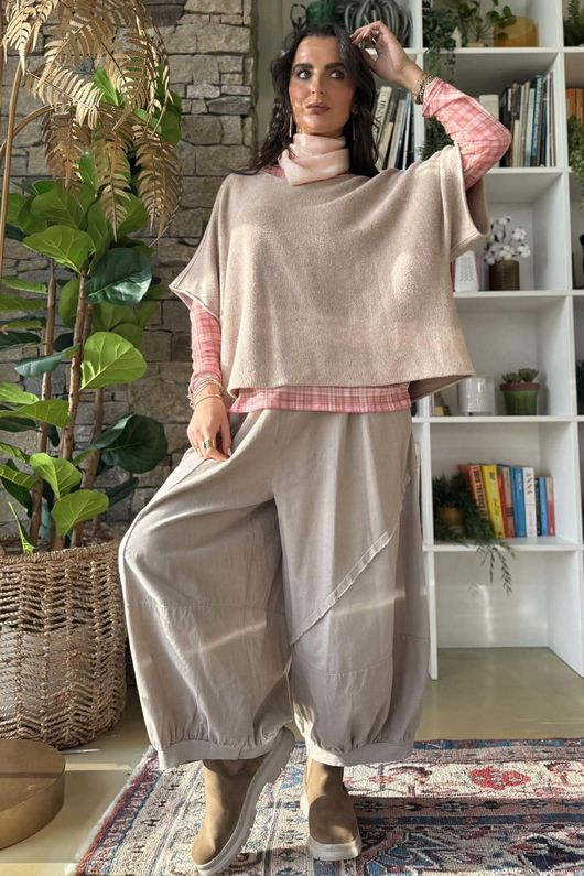 Bobby Mesh Layering Top Nevis Plaid Sugar