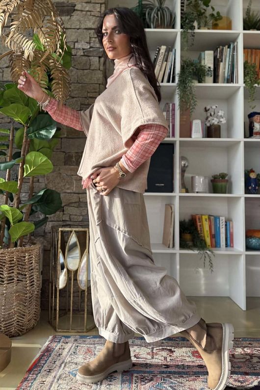 Bobby Mesh Layering Top Nevis Plaid Sugar