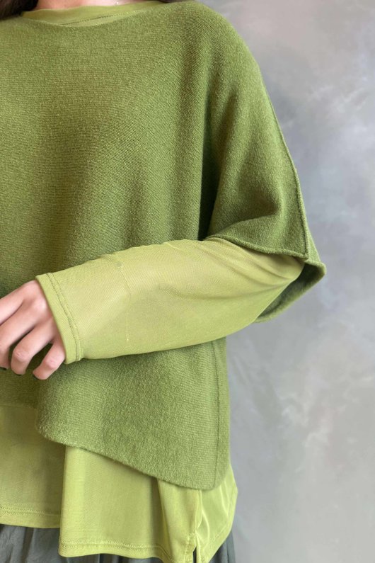 Bobby Mesh Layering Top Olive /9=