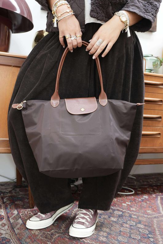 Bon Voyage Fold Travel Tote Bag Chocolate