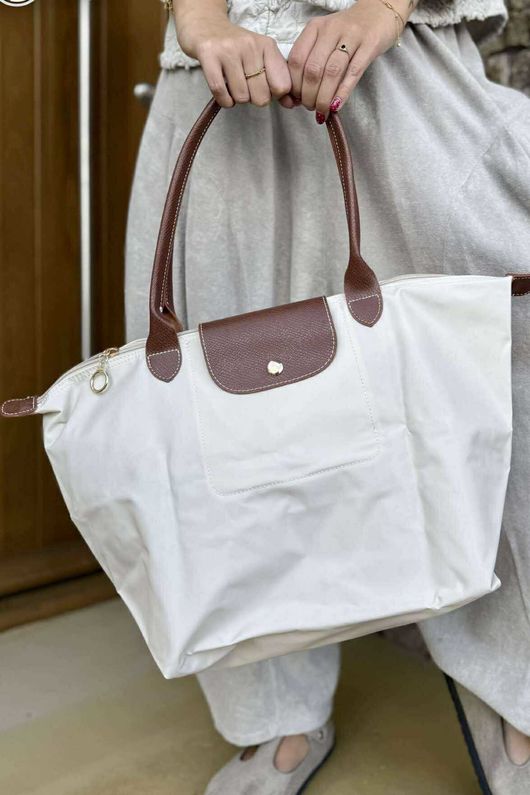 Bon Voyage Fold Travel Tote Bag Stone 