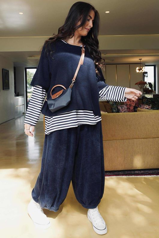 Bon Voyage Travel Phone Bag Navy