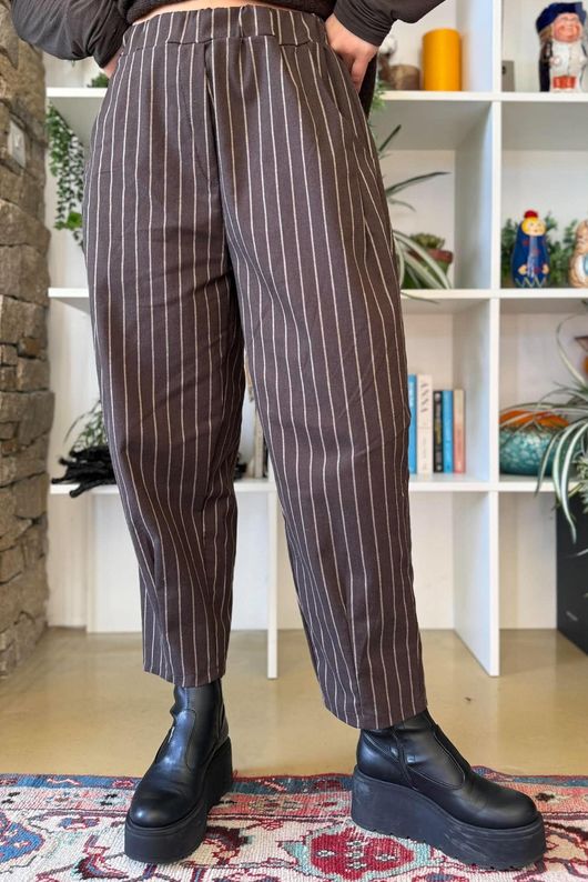 Burlington Stretch Carrot Leg Trouser Coffee Bean