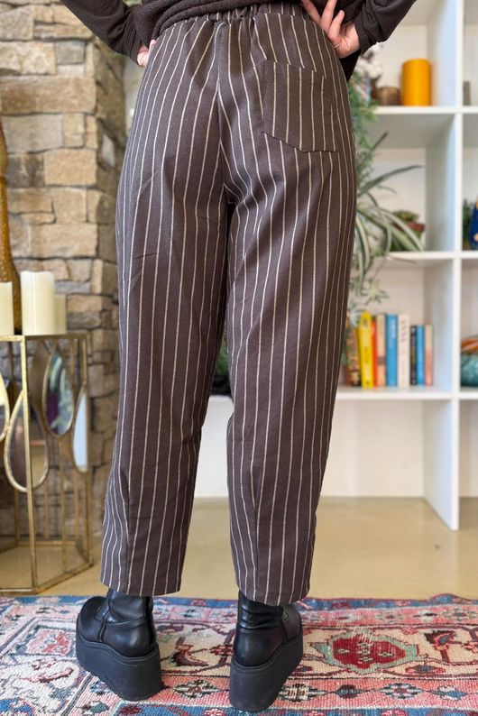 Burlington Stretch Carrot Leg Trouser Coffee Bean