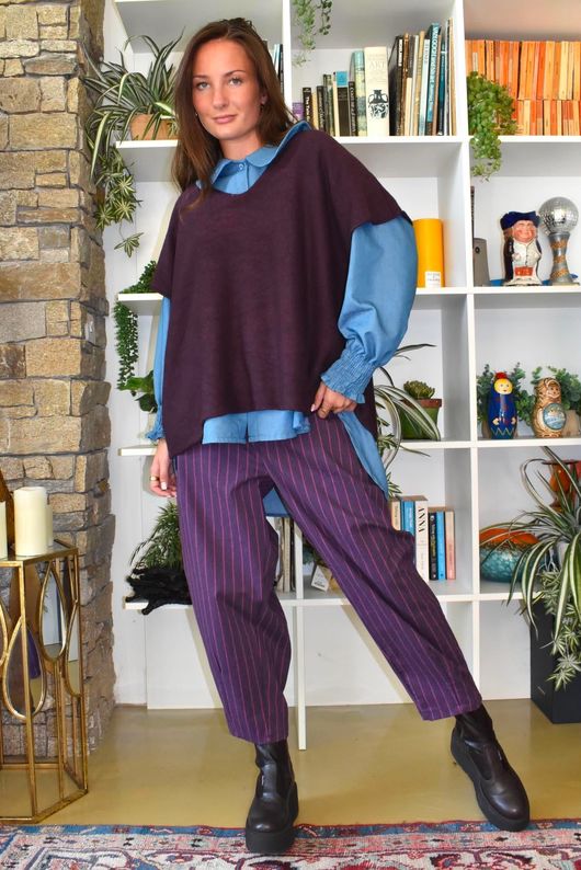 Burlington Stretch Carrot Leg Trouser Fig