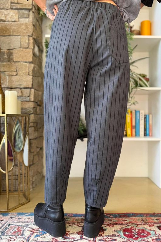 Burlington Stretch Carrot Leg Trouser Slate