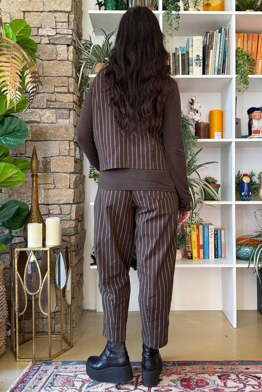 Burlington Stretch Waistcoat Coffee Bean