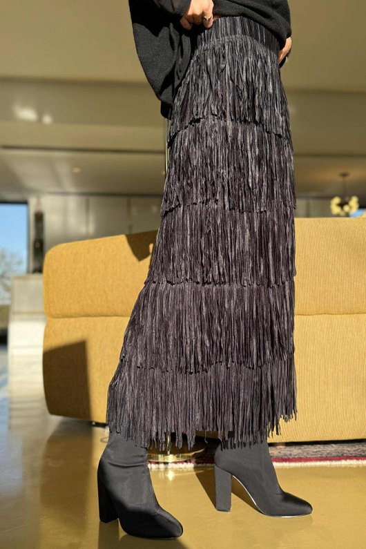 Cha Cha Tube Skirt Black