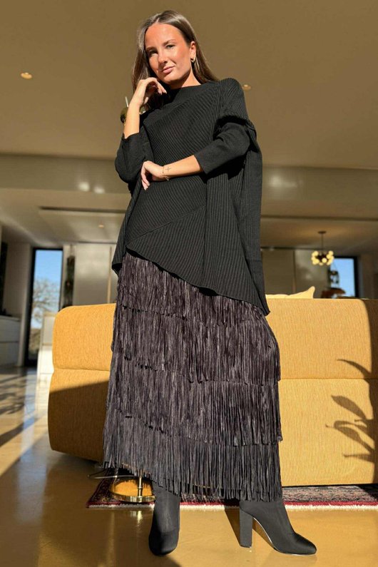 Cha Cha Tube Skirt Black