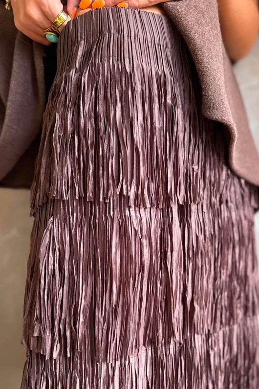 Cha Cha Tube Skirt Chocolate