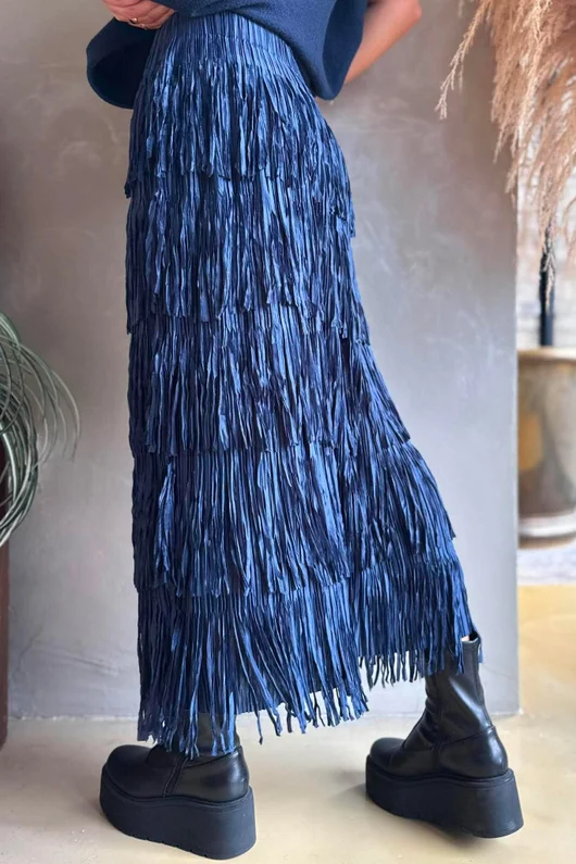 Cha Cha Tube Skirt Navy 
