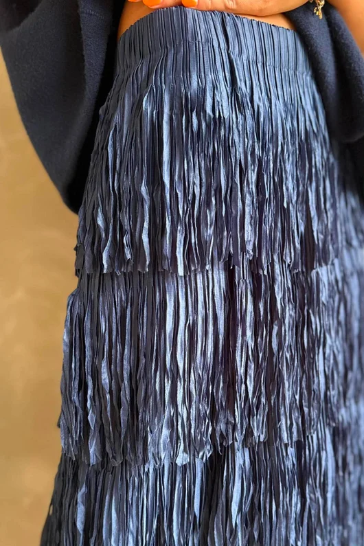 Cha Cha Tube Skirt Navy 