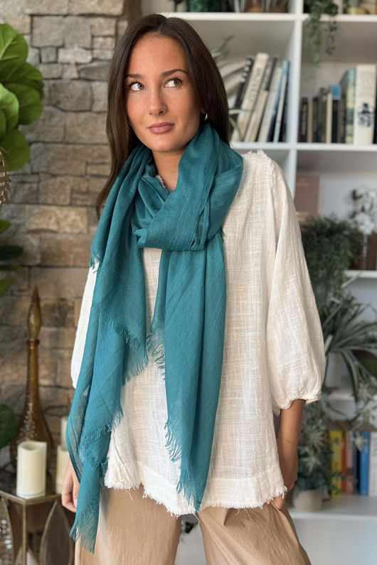 Classic Portobello Scarf Persian Green 
