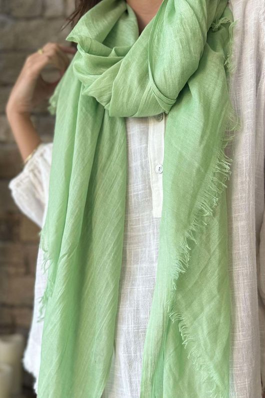 Classic Portobello Scarf Pistachio /20