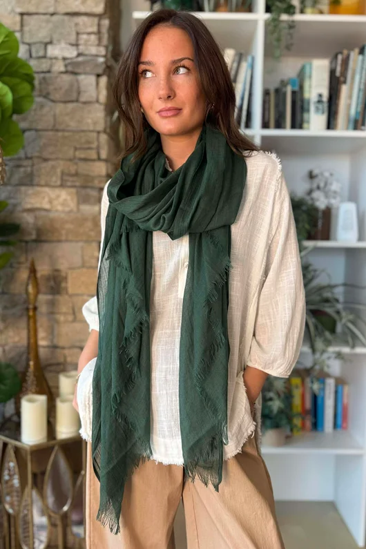 Classic Portobello Scarf Racing Green 