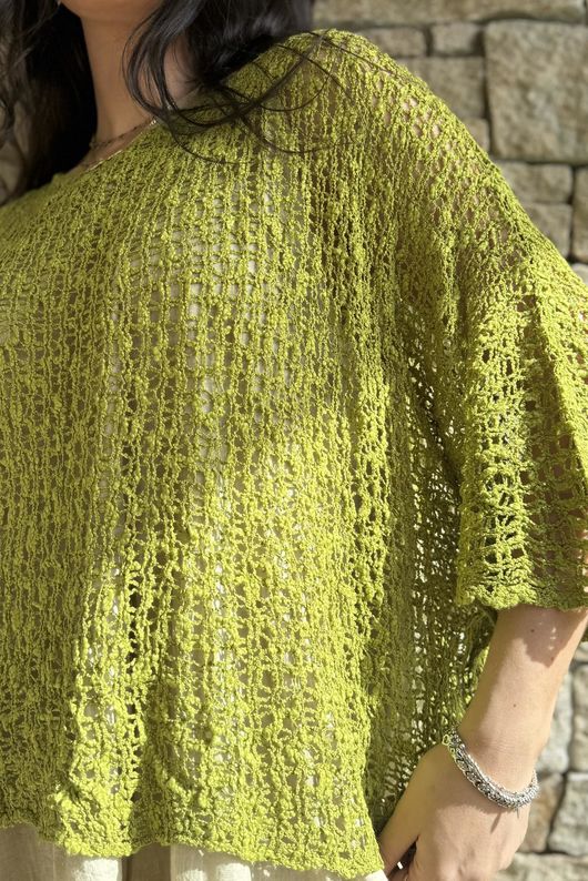  Cloud Loose Box Knit Olive /11=