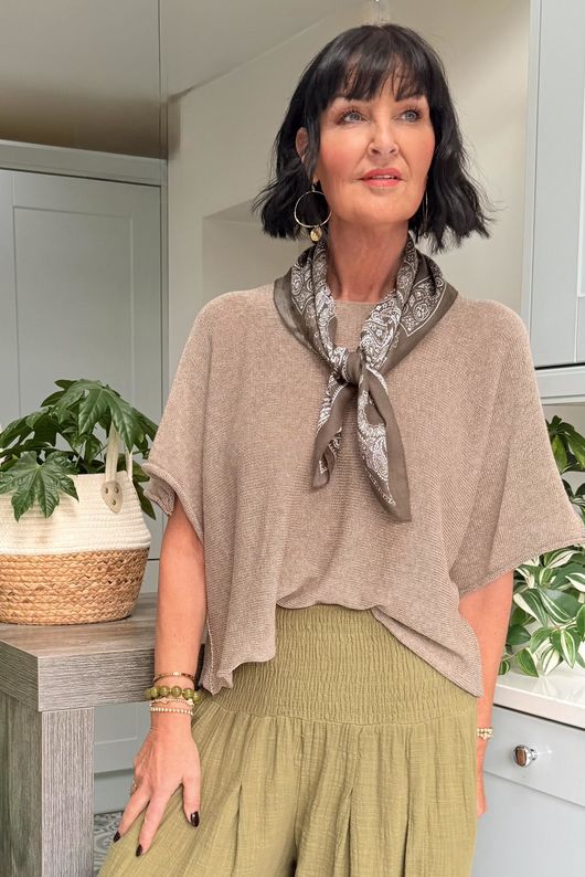 Conrad Box Cotton Knit Earth 