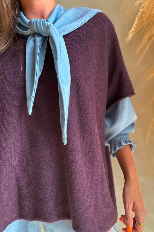 Conrad Cap Sleeve Tank Aubergine
