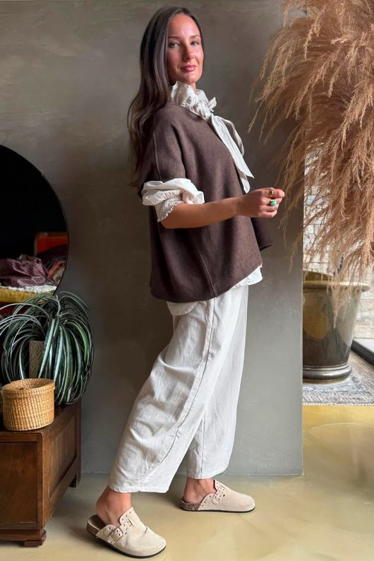 Conrad Cap Sleeve Tank Chocolate
