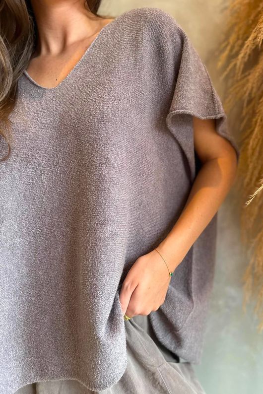 Conrad Cap Sleeve Tank Earth