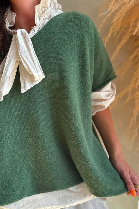 Conrad Cap Sleeve Tank Heritage Green