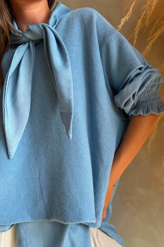 Conrad Cap Sleeve Tank Mid Denim