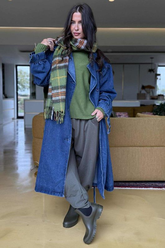 Conrad Classic Turtle Neck Knit Olive /15=