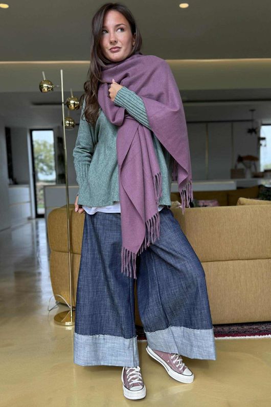 Conrad Classic Turtle Neck Knit Sage Marl /15=