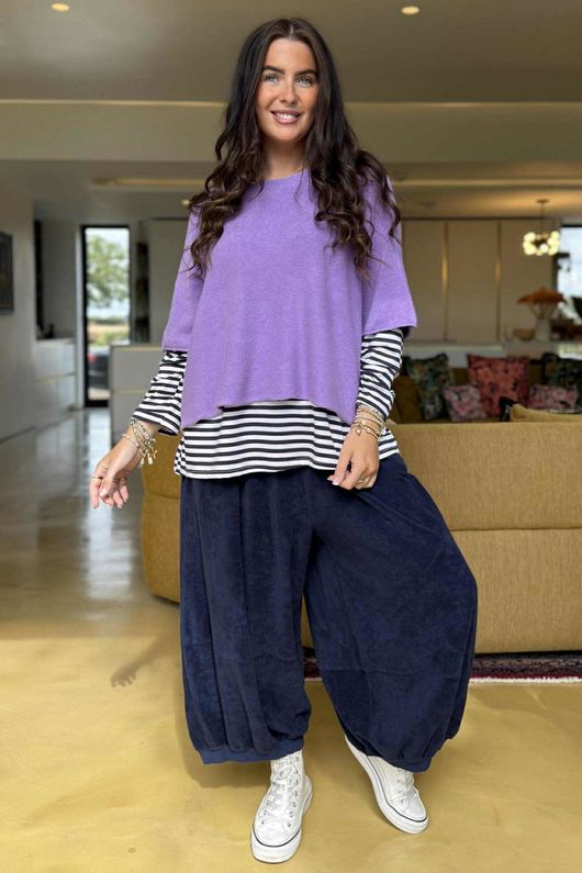 Conrad Layer Knit Amethyst /10 =
