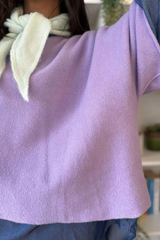 Conrad Layer Knit Amethyst 