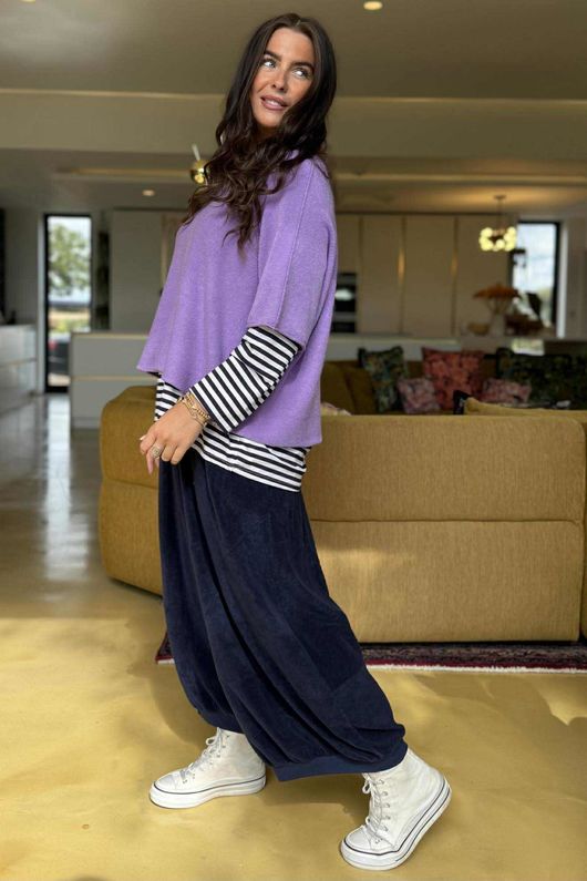 Conrad Layer Knit Amethyst