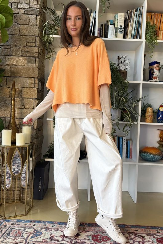 Conrad Layer Knit Apricot Sorbet  /10 