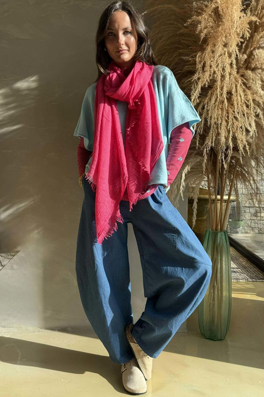 Conrad Layer Knit Aqua 