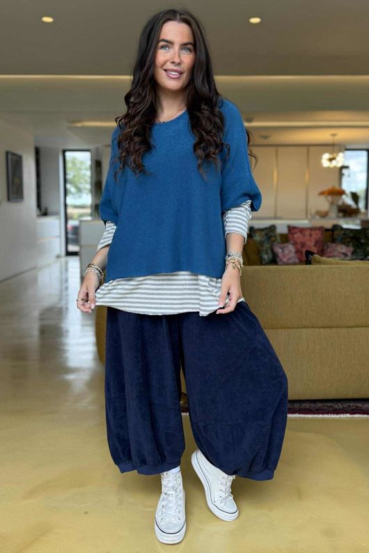 Conrad Layer Knit Deep Teal
