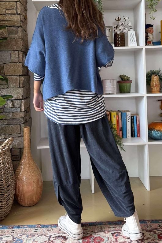 Conrad Layer Knit Denim Marl