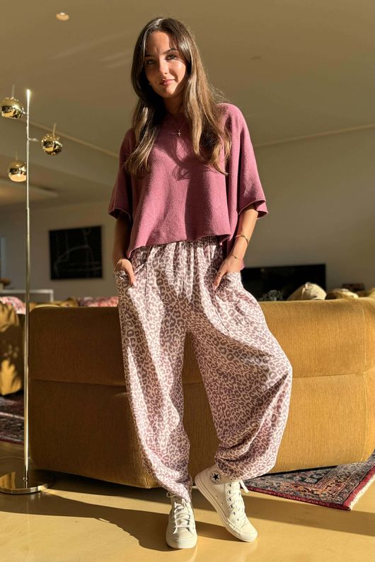 Conrad Layer Knit Dusky Rose /20=