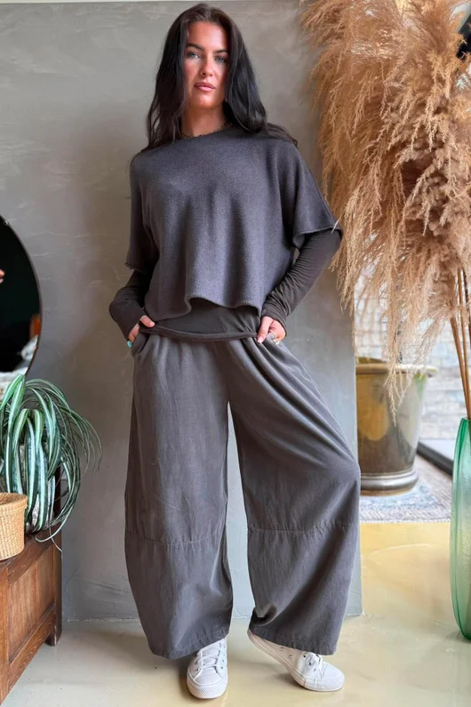 Conrad Layer Knit Fossil Earth