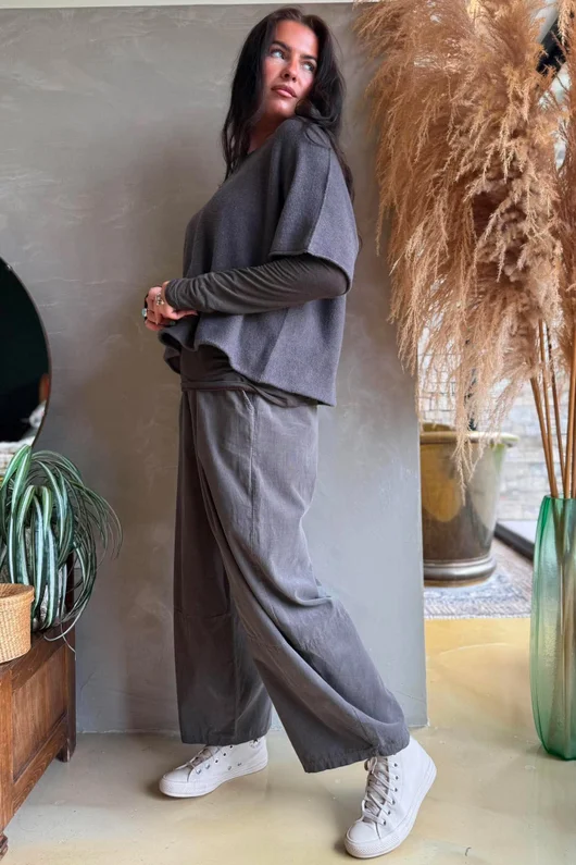 Conrad Layer Knit Fossil Earth