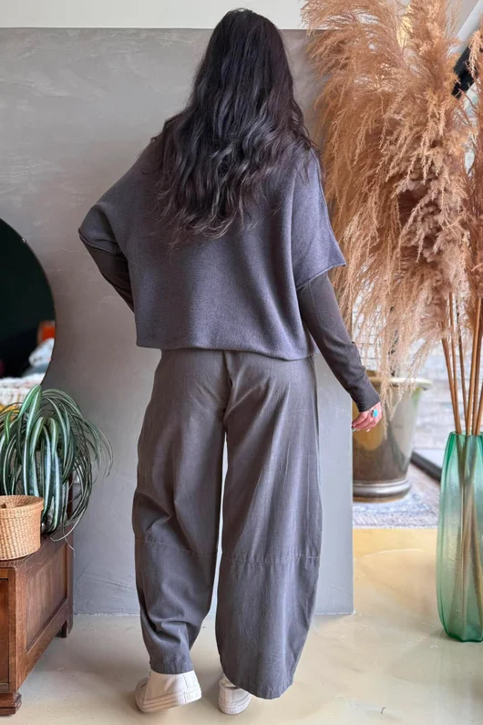 Conrad Layer Knit Fossil Earth