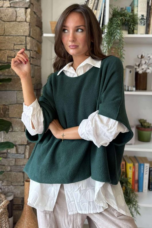 Conrad Layer Knit Racing Green /10=