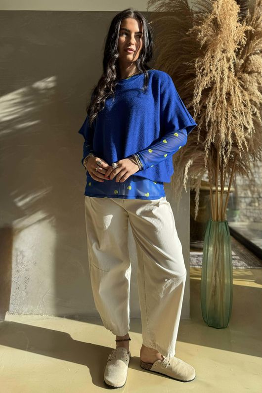 Conrad Layer Knit Lapis + 