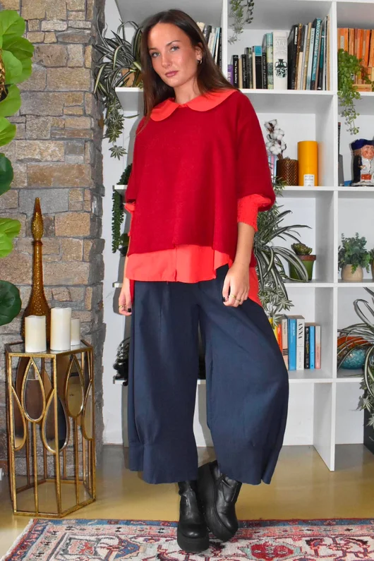 Conrad Layer Knit Morello