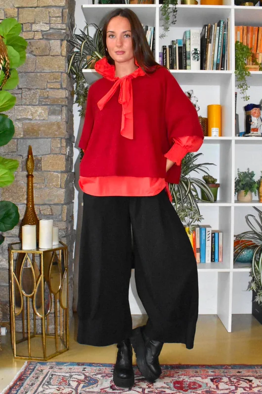 Conrad Layer Knit Morello