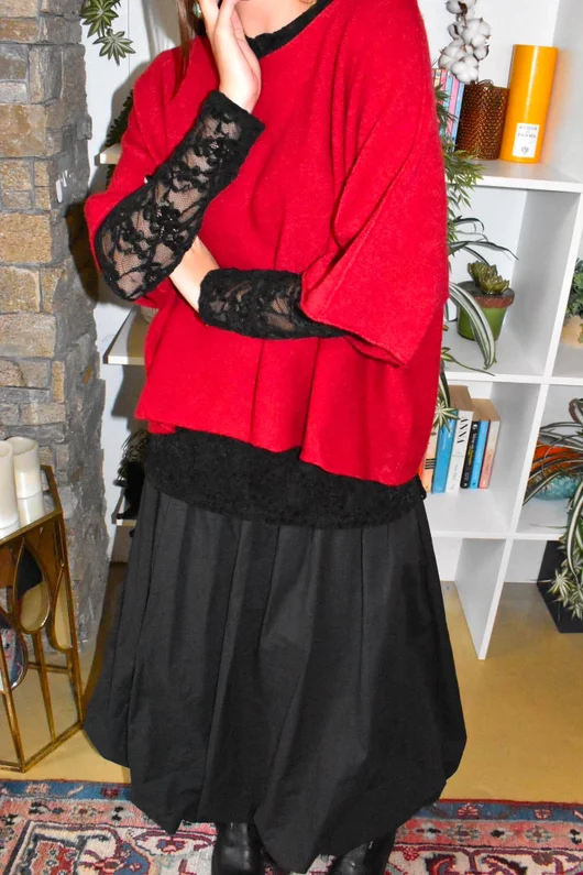 Conrad Layer Knit Morello