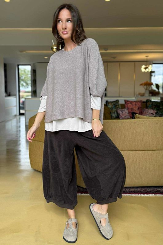Conrad Layer Knit Oatmeal Marl
