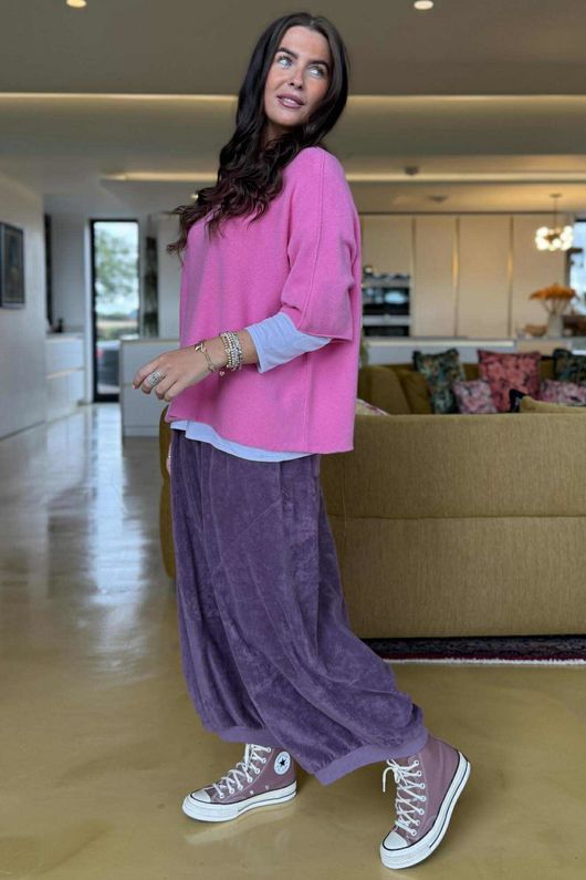 Conrad Layer Knit Peony