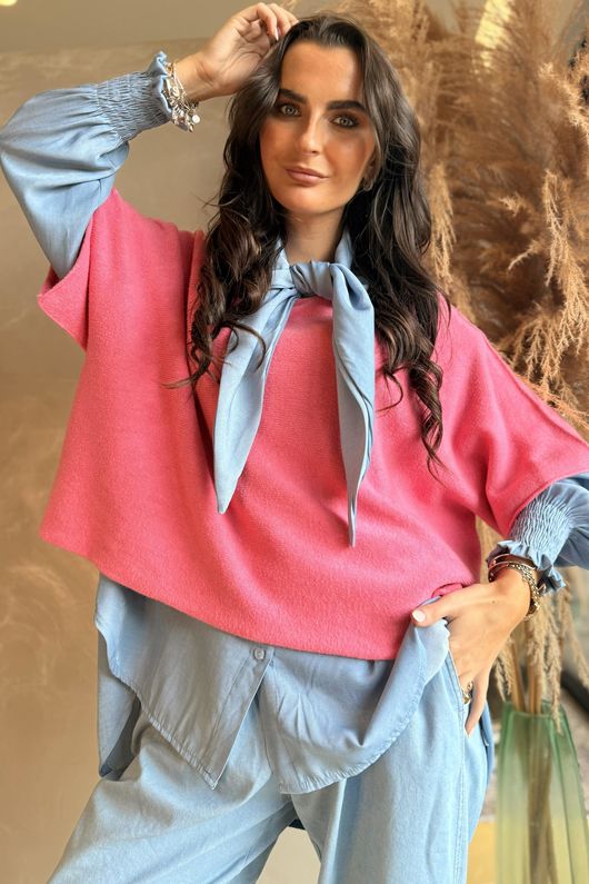 Conrad Layer Knit Peony 